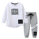 Load image into Gallery viewer, Cracked Soda Jaxton L/Sleeve &amp; Pant 2pc Set - White [CLR:WHITE  SZ:000]
