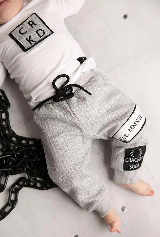 Cracked Soda Jaxton L/Sleeve & Pant 2pc Set - White [CLR:WHITE  SZ:000]