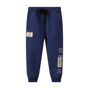 Cracked Soda Levi Detailed Trackpants - Denim Blue [CLR:DENIM BLUE SZ:3]