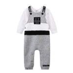 Load image into Gallery viewer, Cracked Soda Thunder Detailed Overalls 2pc Set - Grey Marl [CLR:GREY MARL SZ:0000]
