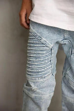 Load image into Gallery viewer, Cracked Soda Jaxton Detailed Print Jeans - Denim Blue [CLR:DENIM BLUE SZ:3]
