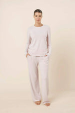 Load image into Gallery viewer, Gingerlilly Ellie Lightweight Velour Cable Knit Set - Pink [CLR:PINK SZ:XS]
