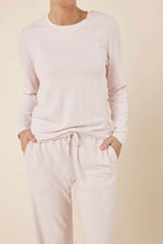 Load image into Gallery viewer, Gingerlilly Ellie Lightweight Velour Cable Knit Set - Pink [CLR:PINK SZ:XS]
