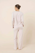 Load image into Gallery viewer, Gingerlilly Ellie Lightweight Velour Cable Knit Set - Pink [CLR:PINK SZ:XS]
