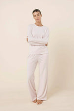 Load image into Gallery viewer, Gingerlilly Ellie Lightweight Velour Cable Knit Set - Pink [CLR:PINK SZ:XS]
