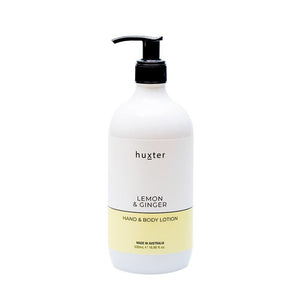 Huxter Hand & Body Lotion - Lemon & Ginger 500ml