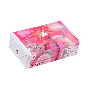 Huxter Wrapped Soap "Elements" Thank You - Wild Rose & Neroli