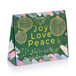 Load image into Gallery viewer, Huxter Travel Trio Gift Box - Green Christmas Bauble Hand Creams - Joy, Peace, Love
