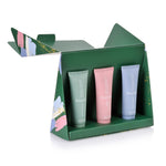 Load image into Gallery viewer, Huxter Travel Trio Gift Box - Green Christmas Bauble Hand Creams - Joy, Peace, Love
