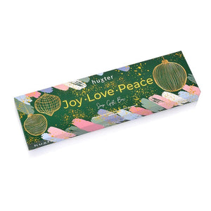 Huxter Soap Gift Set - Green Christmas Baubles - Joy, Peace, Love