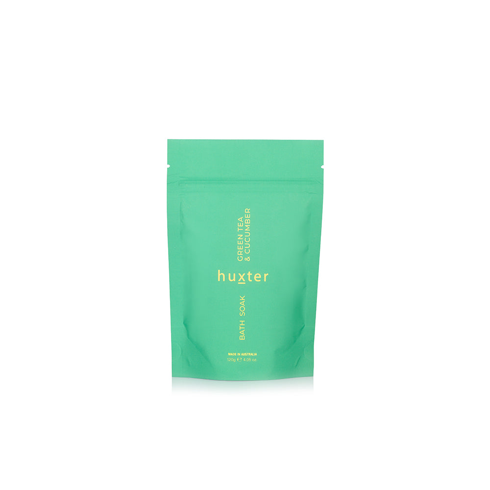 Huxter Bath Soak 120gm - Green Tea & Cucumber