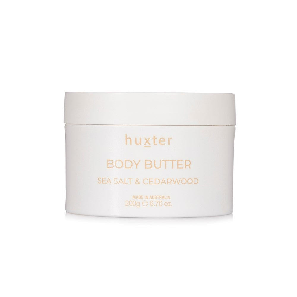 Huxter Body Butter 200gm - Neutral - Sea Salt & Cedarwood