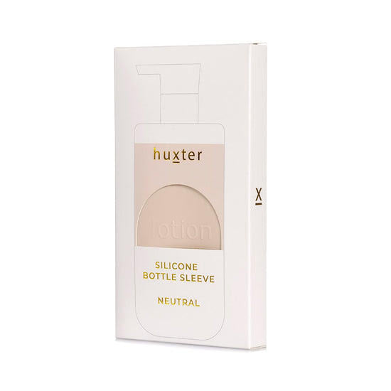 Huxter Silicone LOTION Bottle Sleeve - Neutral  