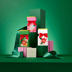 Load image into Gallery viewer, Huxter Christmas Flowers Collection Body Cleansing Bar Bon Bon - Blackcurrant, Citrus &amp; Amber 150g (White)
