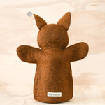 Load image into Gallery viewer, Tara Treasures Felt Hand Puppet - Brown Kangaroo with Joey
