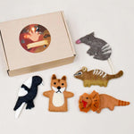 Load image into Gallery viewer, Tara Treasures Felt Finger Puppet Set of 5 - Australian Animals G 
