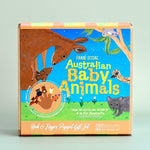 Load image into Gallery viewer, Tara Treasures Book &amp; Finger Puppet Set - Australian Baby Animals by Frane Lessac
