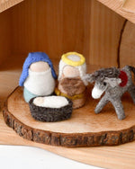 Load image into Gallery viewer, Tara Treasures Felt Christmas Nativity Peg Doll Set
