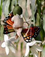 Load image into Gallery viewer, Tara Treasures May Gibbs Felt Nursery Cot Mobile - Gumnut Baby with Butterfly
