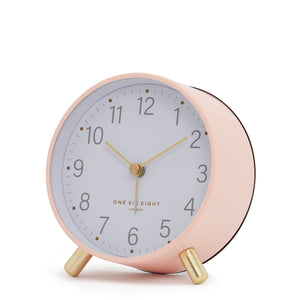 One Six Eight London Maisie Alarm Clock - Blush