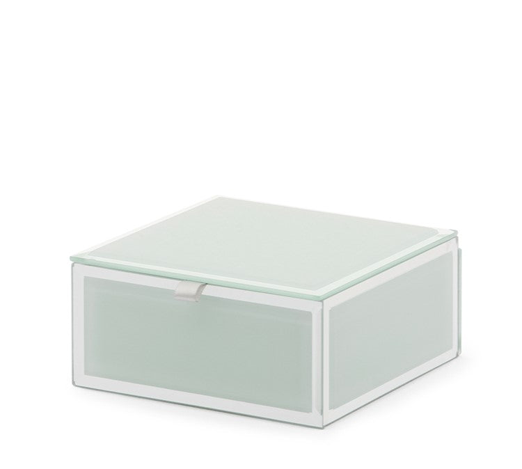 One Six Eight London Sara Glass Jewellery Box - Mint Small