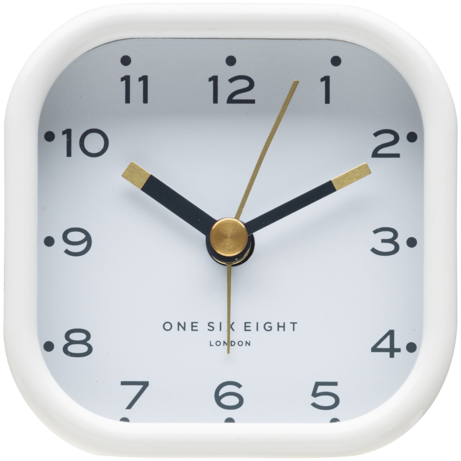 One Six Eight London Lisa Alarm Clock - White