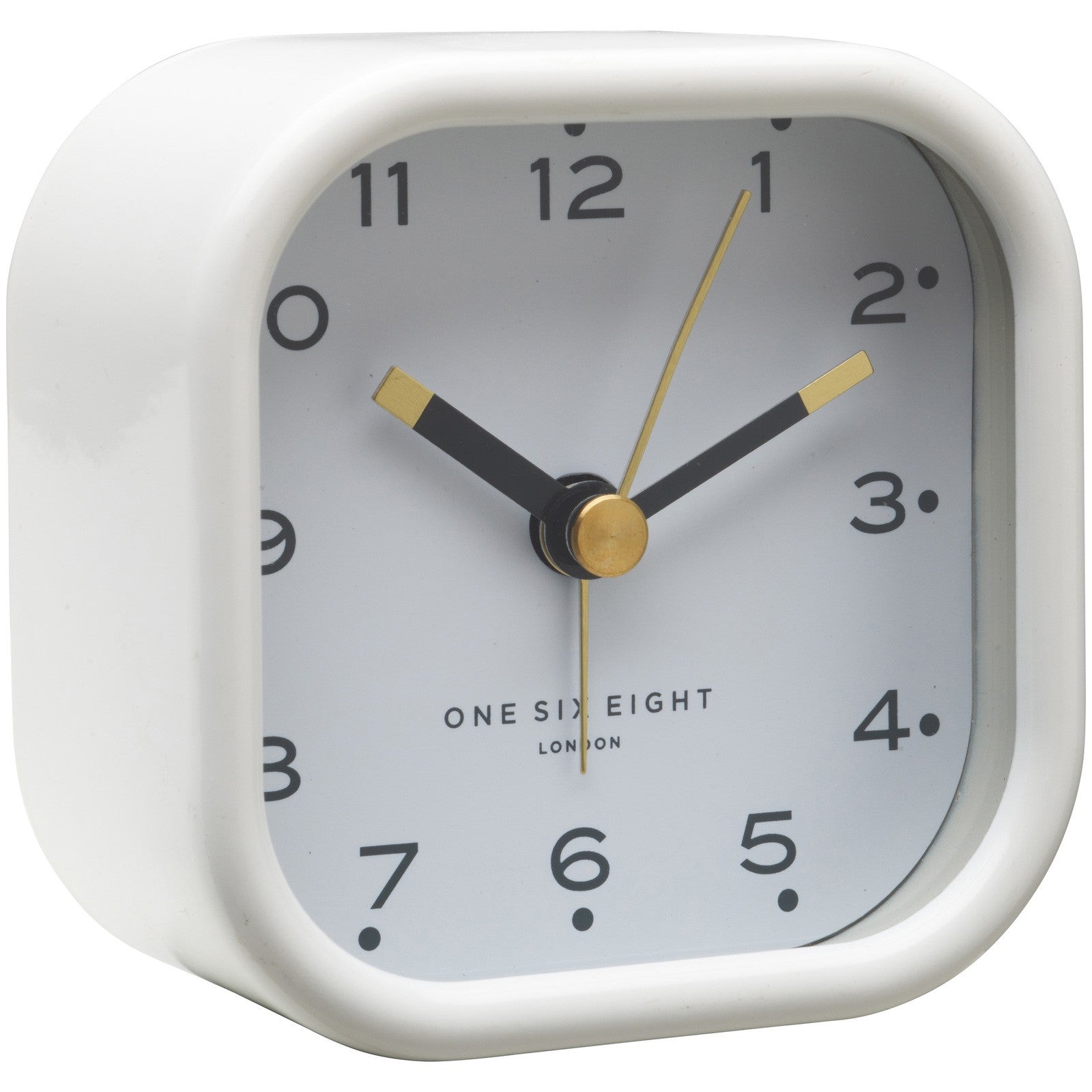 One Six Eight London Lisa Alarm Clock - White