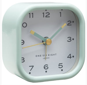 One Six Eight London Lisa Alarm Clock - Sage Green