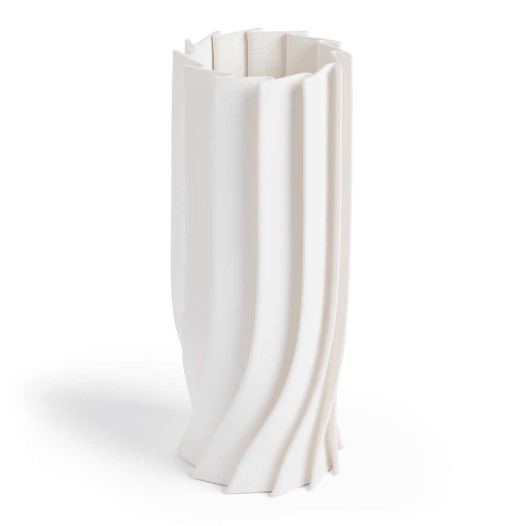 One Six Eight London Chloe Vase - White 33cms