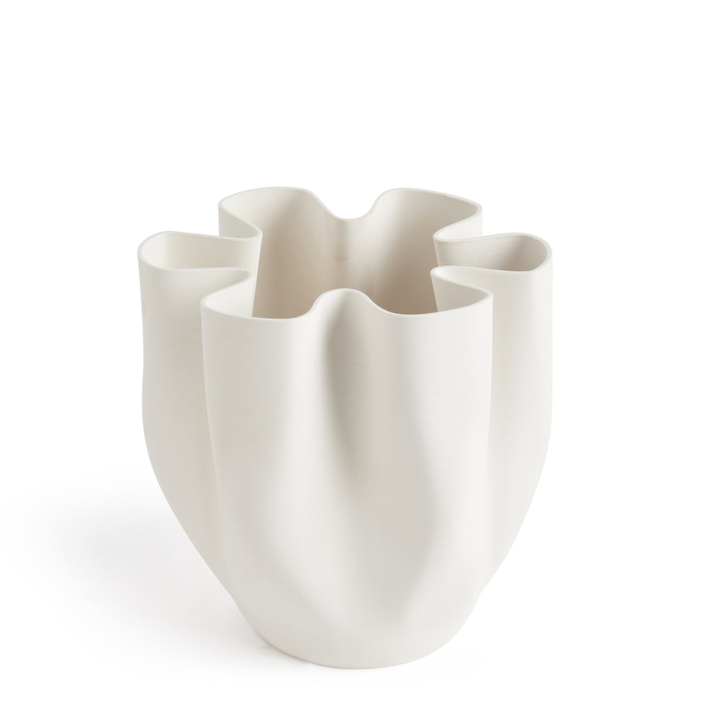 One Six Eight London Bailey Vase - White 28cm x 26cm