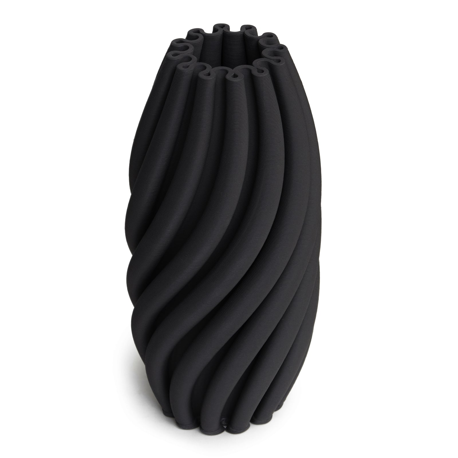 One Six Eight London Stella Vase - Black 29cm