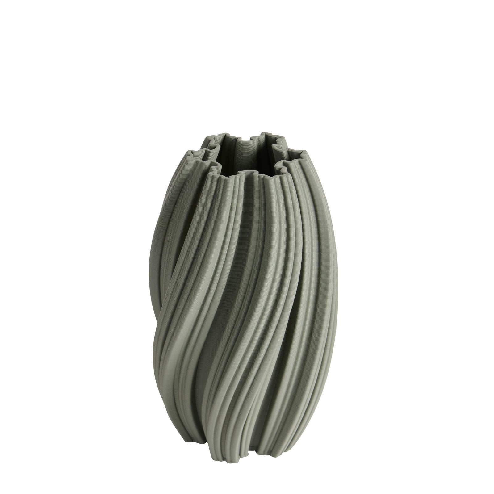 One Six Eight London Emma Vase - Olive Green 31cm