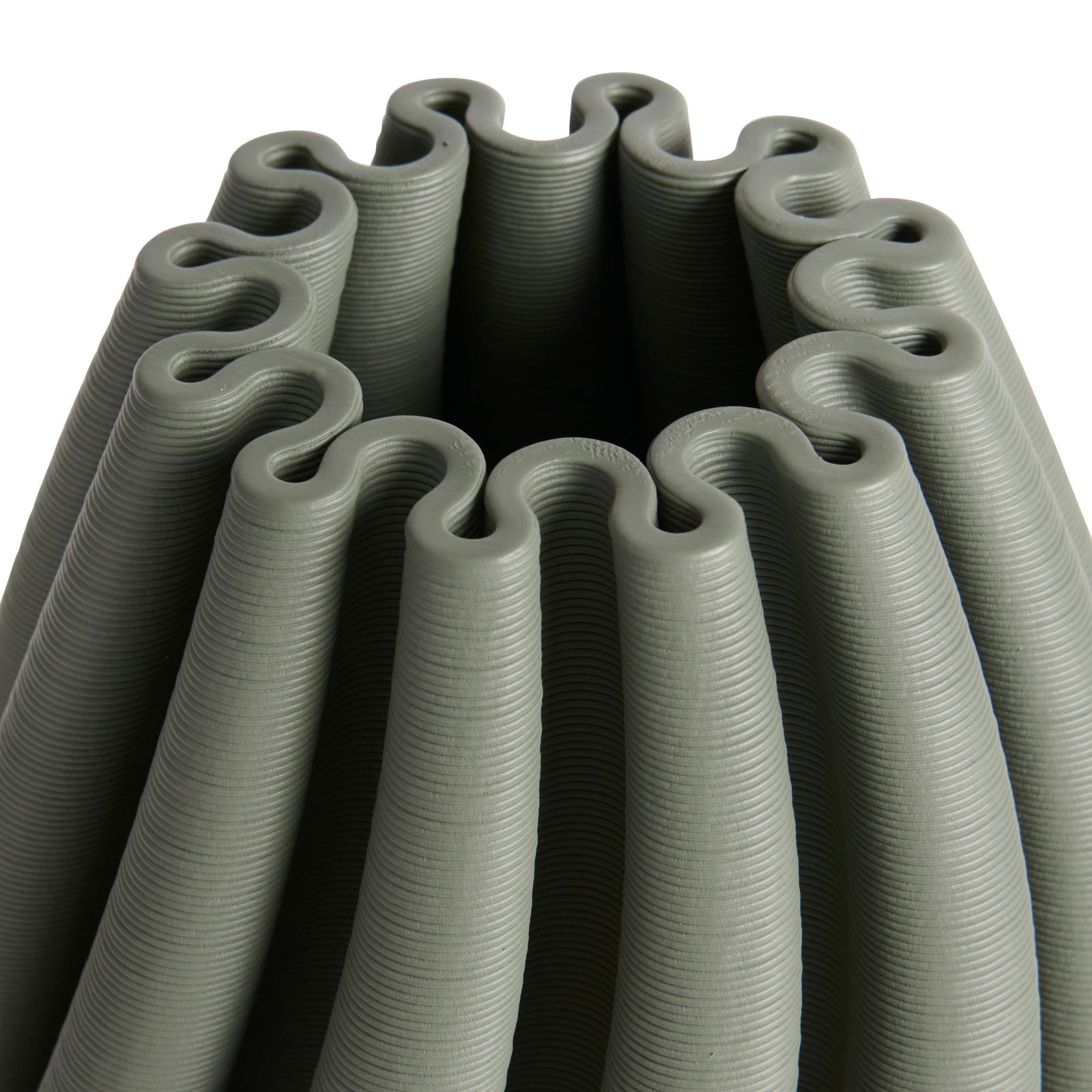 One Six Eight London Stella Vase - Olive Green 29cm