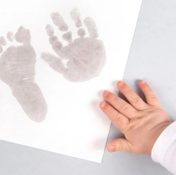 BABYink Inkless Hand & Footprint Print Kit - Blackish Grey