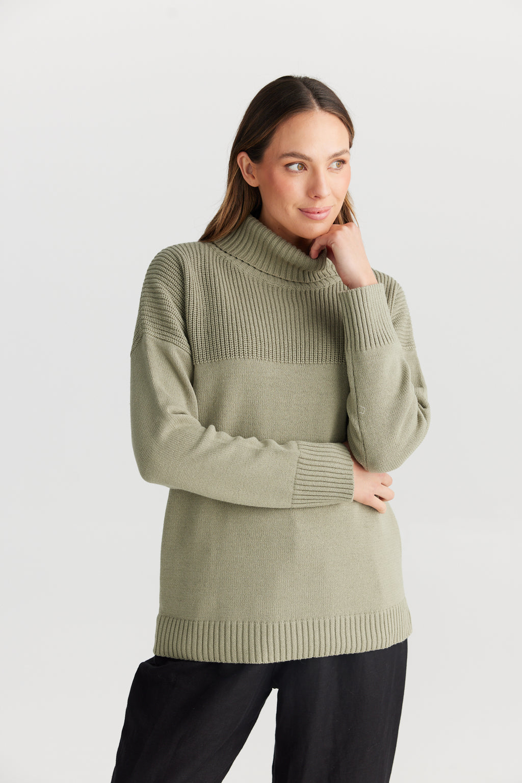 The Shanty Corporation Amor Knit - Moss [CLR:MOSS SZ:S]