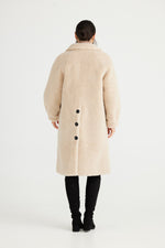 Load image into Gallery viewer, Brave+True Whistler Long Coat - Natural [CLR:NATURAL SZ:XS]
