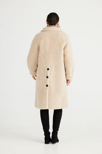 Brave+True Whistler Long Coat - Natural [CLR:NATURAL SZ:XS]