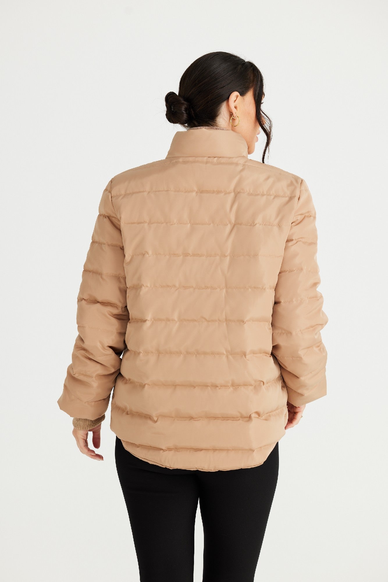 Brave+True Sillian Puffer - Cashew [CLR:CASHEW SZ:S/M]