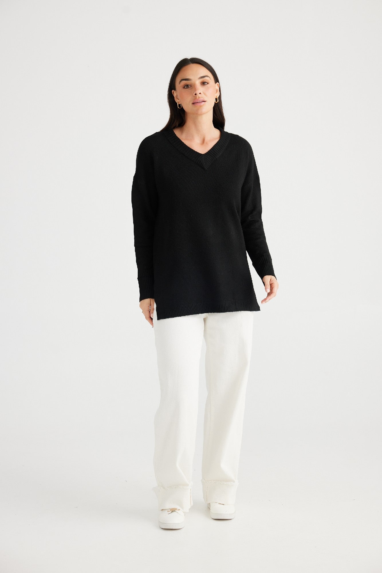 Brave+True Bianca Long Knit - Black [CLR:BLACK SZ:XS]