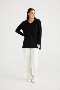 Brave+True Bianca Long Knit - Black [CLR:BLACK SZ:XS]