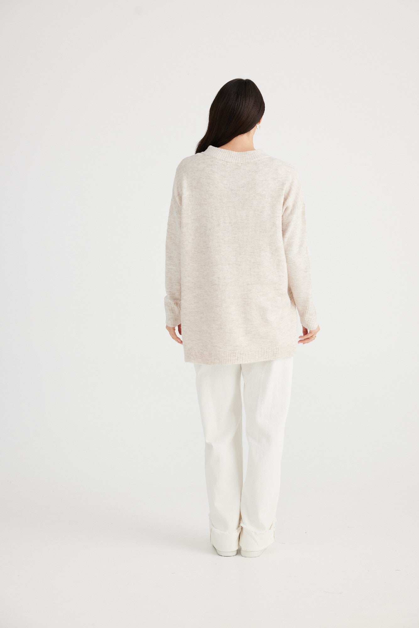 Brave+True Bianca Long Knit - Natural [CLR:NATURAL SZ:XS]