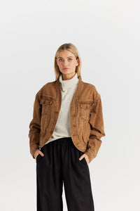 The Shanty Milano Jacket - Chestnut [CLR:CHESTNUT SZ:XS]