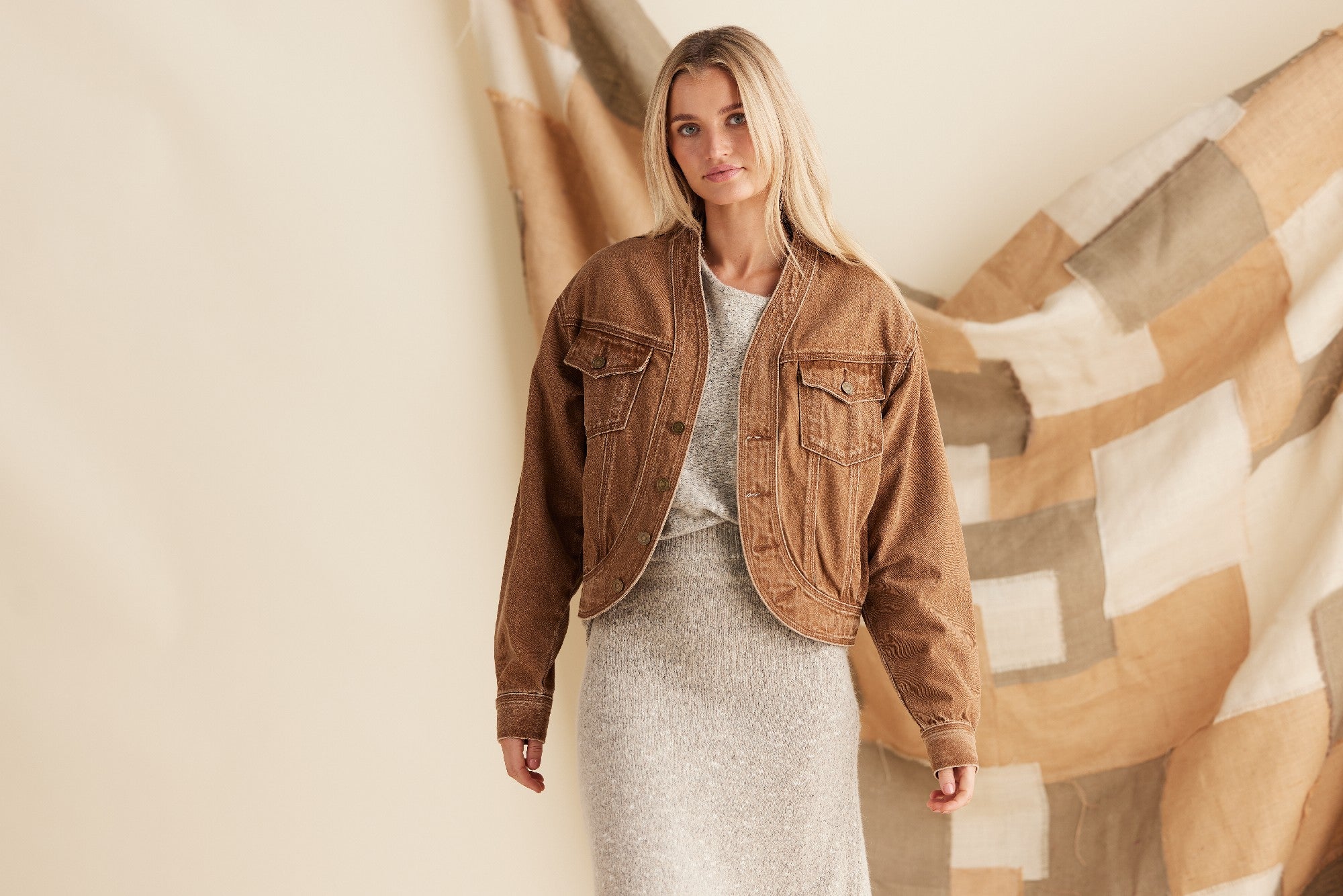 The Shanty Milano Jacket - Chestnut [CLR:CHESTNUT SZ:XS]