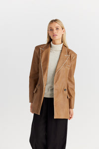 The Shanty Venice Jacket - Chestnut [CLR:CHESTNUT SZ:XS]