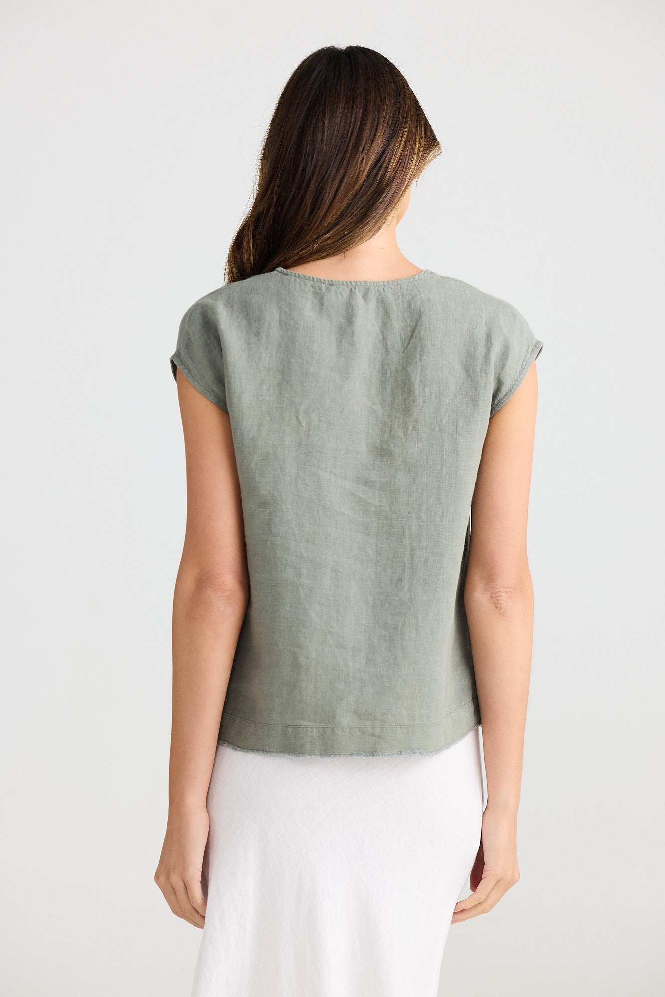 The Shanty Corporation Pisa Top - Pistachio Linen [CLR:PISTACHIO LINEN SZ:XS]