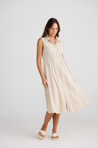 The Shanty Corporation Florentine Dress - Natural Jaquard [CLR:NATURAL JAQUARD SZ:XS]