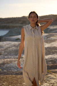 The Shanty Corporation Florentine Dress - Natural Jaquard [CLR:NATURAL JAQUARD SZ:XS]