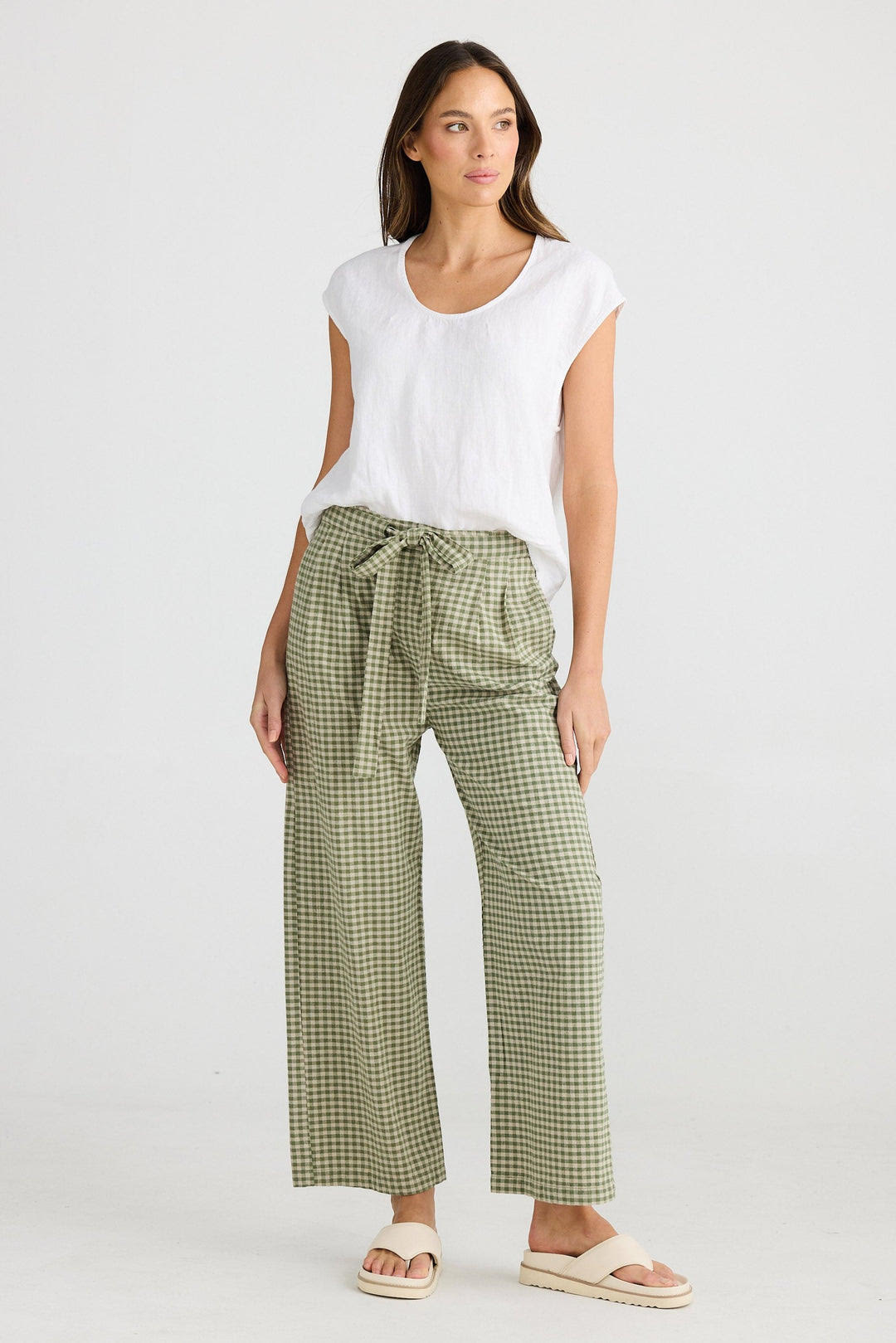 The Shanty Corporation Dickens Pant - Sage Check [CLR:SAGE CHECK SZ:XS]