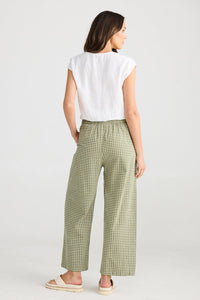 The Shanty Corporation Dickens Pant - Sage Check [CLR:SAGE CHECK SZ:XS]