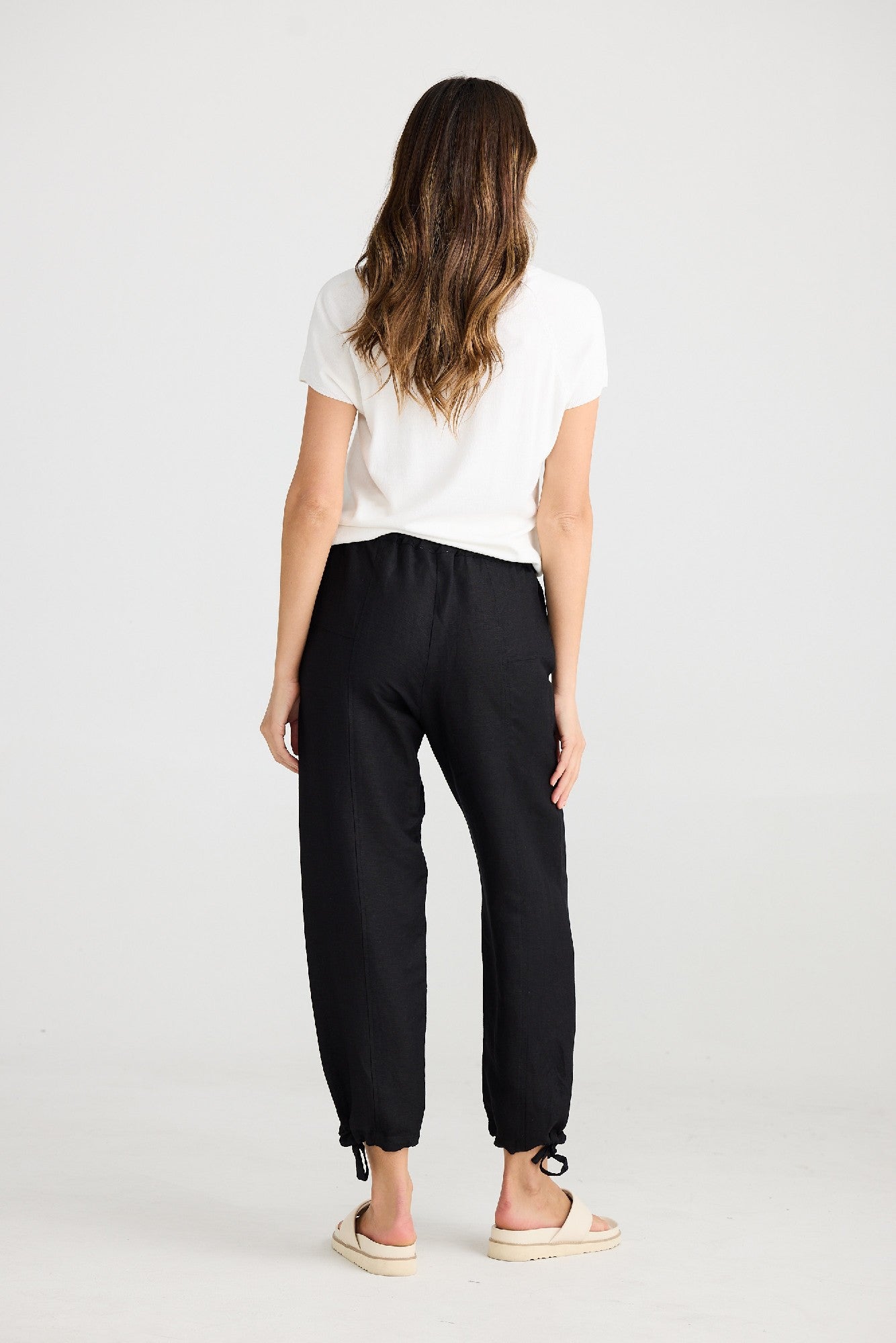 The Shanty Corporation Amazon Linen Blend Pant - Black [CLR:BLACK SZ:XS]